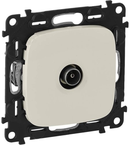 Розетка TV Звезда без рамки Legrand Valena Allure 1-м. слоновая кость картинка